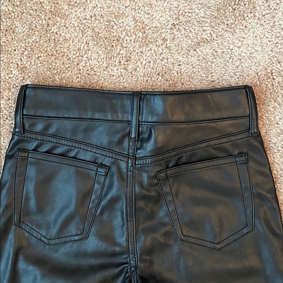 NWT Gap Girls Faux Leather Flares - Picture 8 of 10